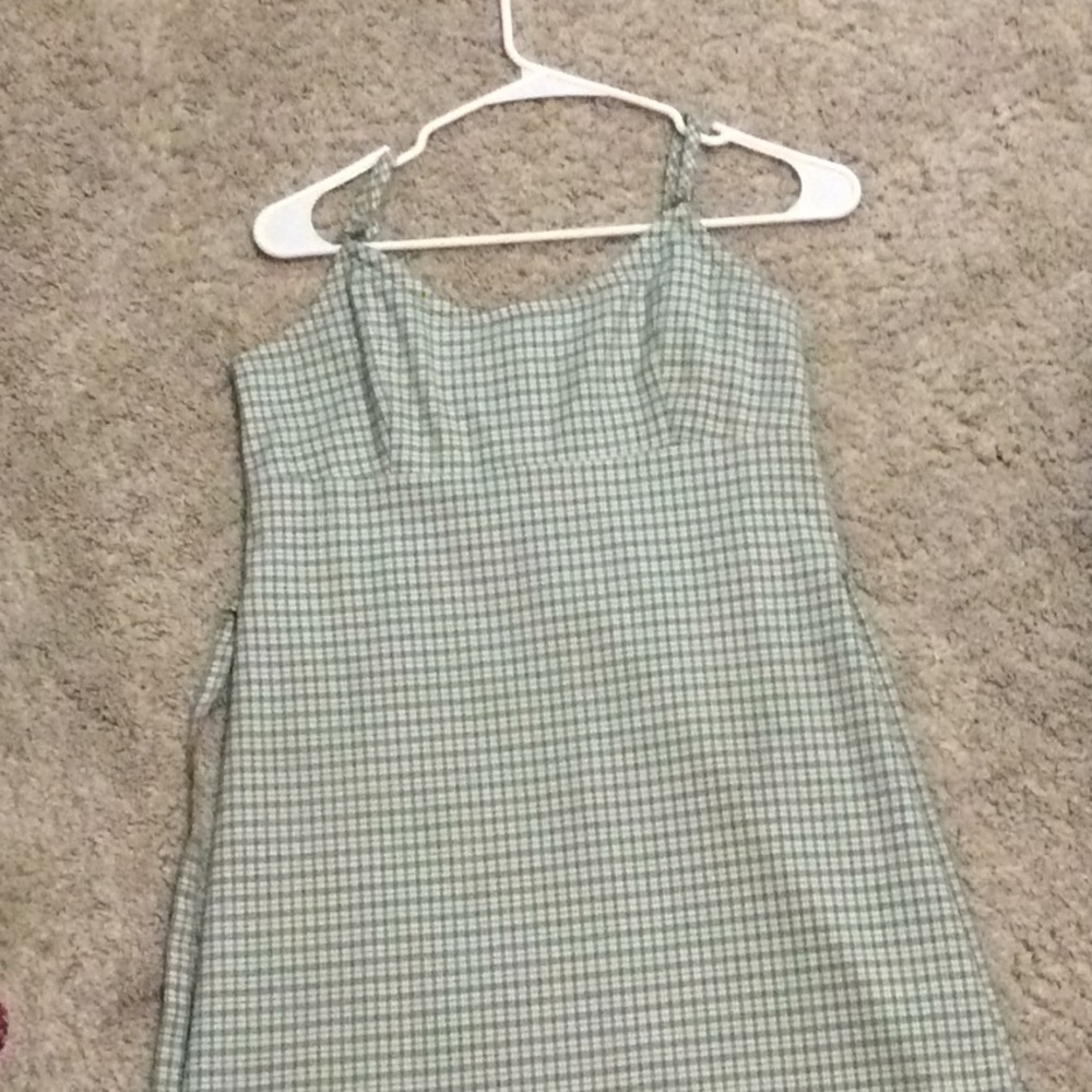 green and plaid karla dress, very good condition